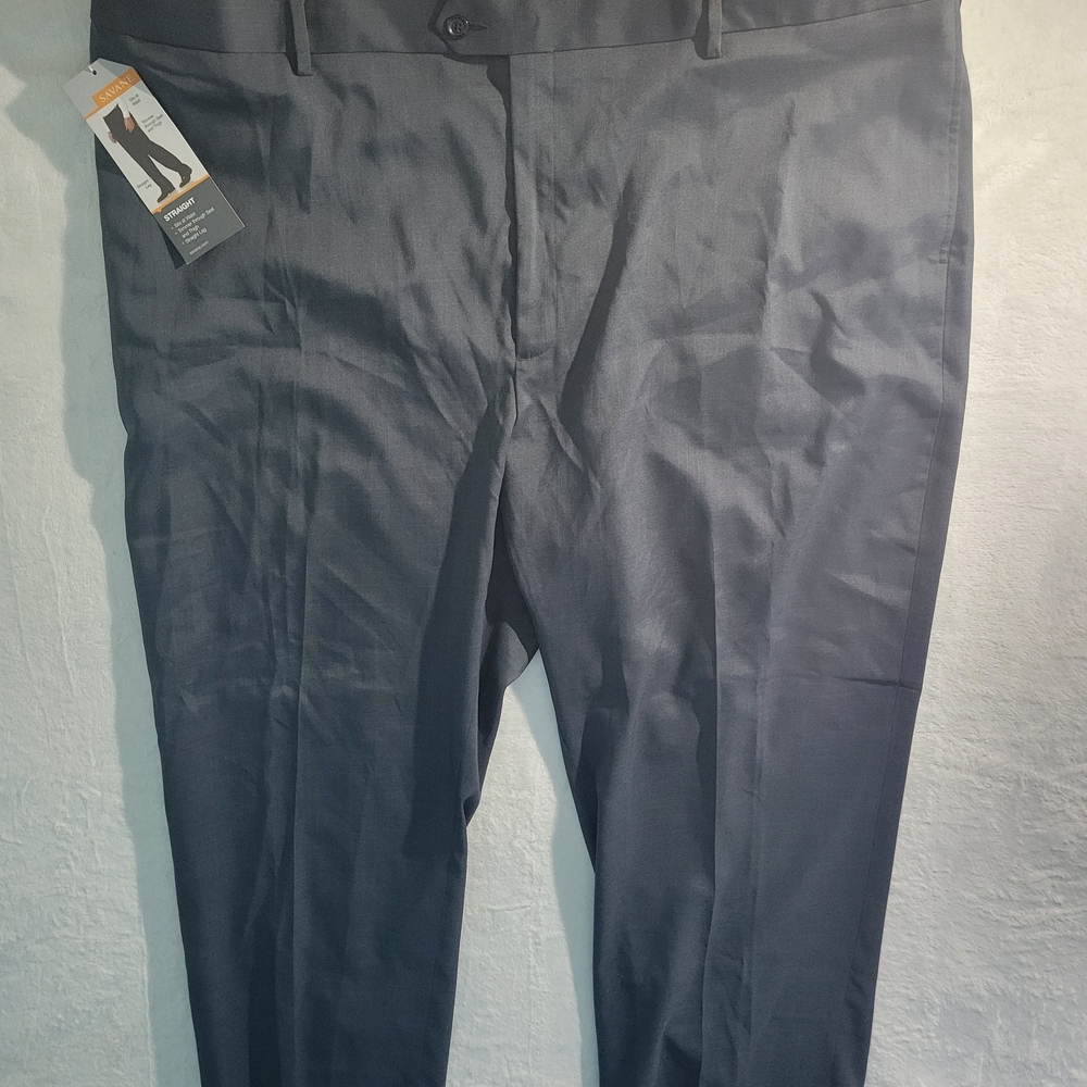 Savane Men's Classic Charcoal Dress Pants